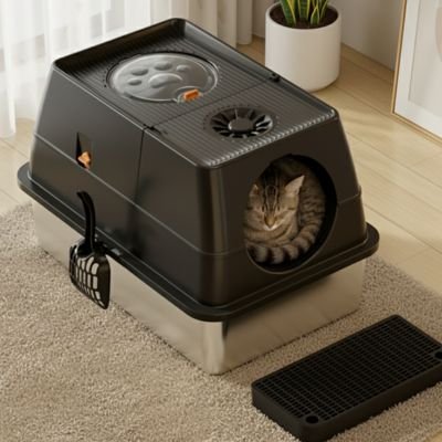 Bac à litière Chat | Comfort+ compact