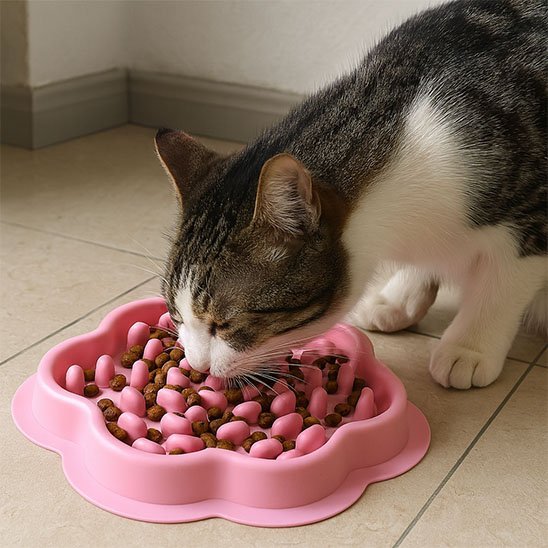 Gamelle Anti Glouton Chat | FeliFlex - Universduchat