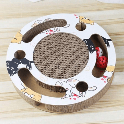 Grattoir Chat  PurrRoundScratcher™ Chats Colorés  Universduchat