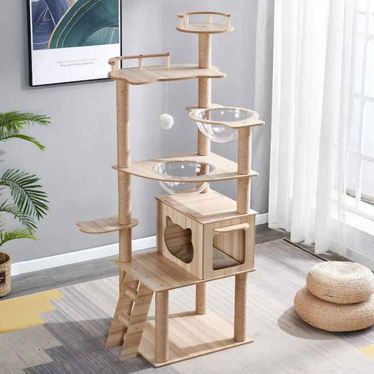 Arbre Ă  Chat en Bois | NaturalCat - Universduchat