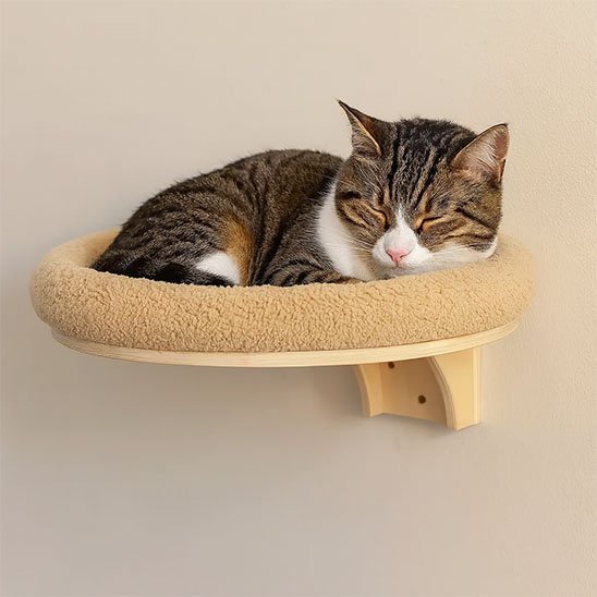 arbre a chat en bois | Naturel Design Compact - bien être