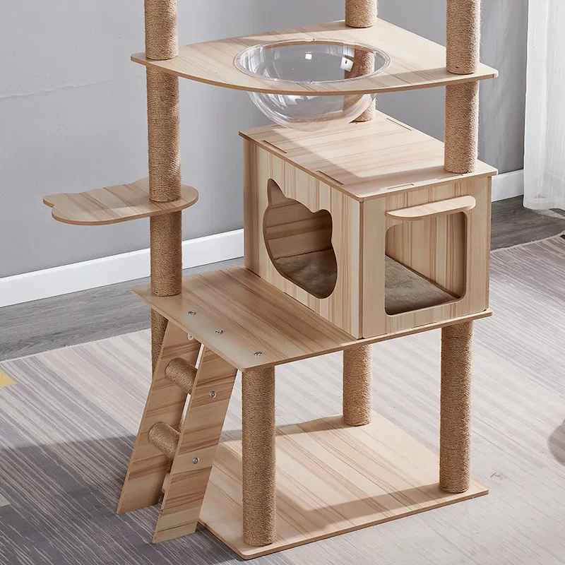 Arbre Ă Chat en Bois | NaturalCat - Universduchat