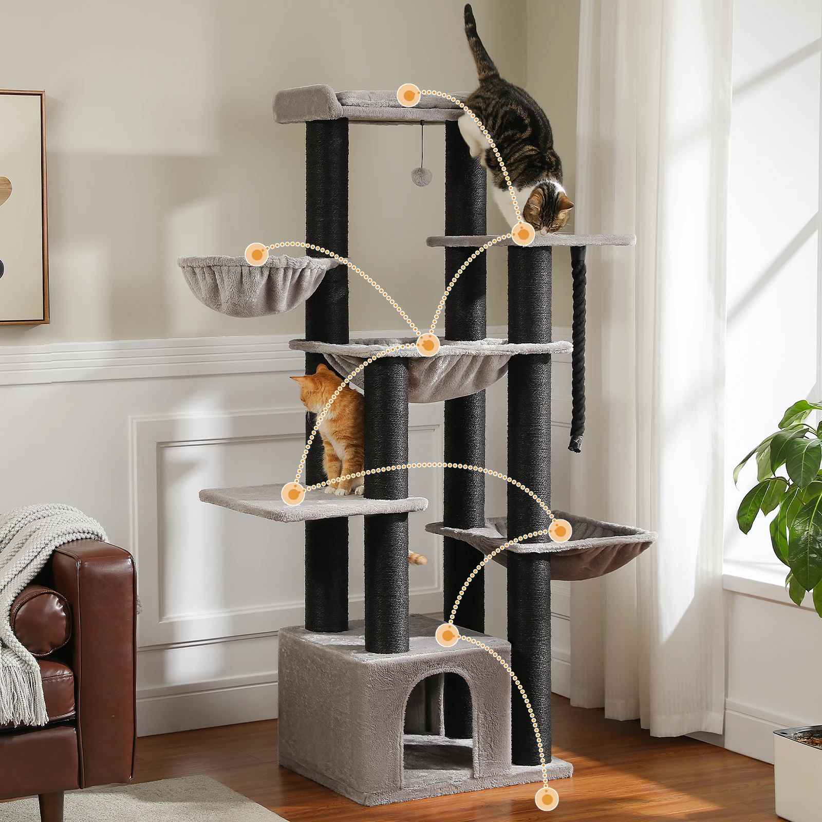 Arbre à Grand Chat | Félivert - Universduchat