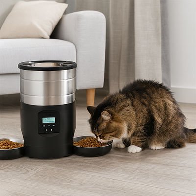 Distributeur de croquettes pour chat | AutoFresh