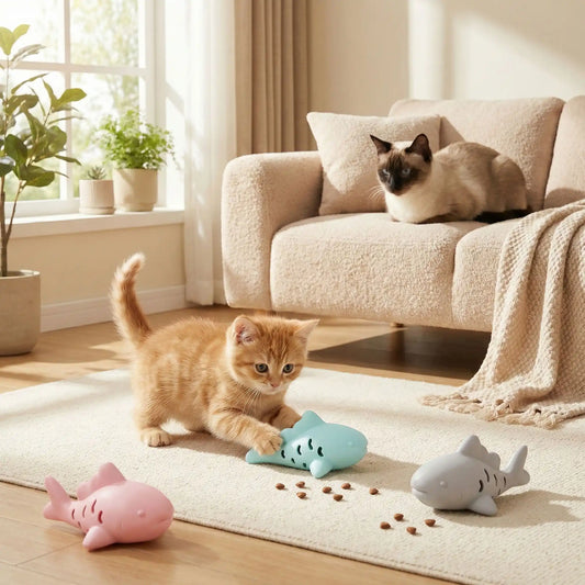Jeux pour chat convivial - ralentir la prise alimentaire du chat