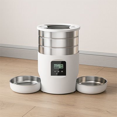 distributeur de croquette pour chat - Universduchat