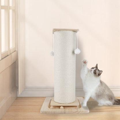 Griffoir chat en sisal naturel | Poteau XXL 60 ou 80 cm | Base stable