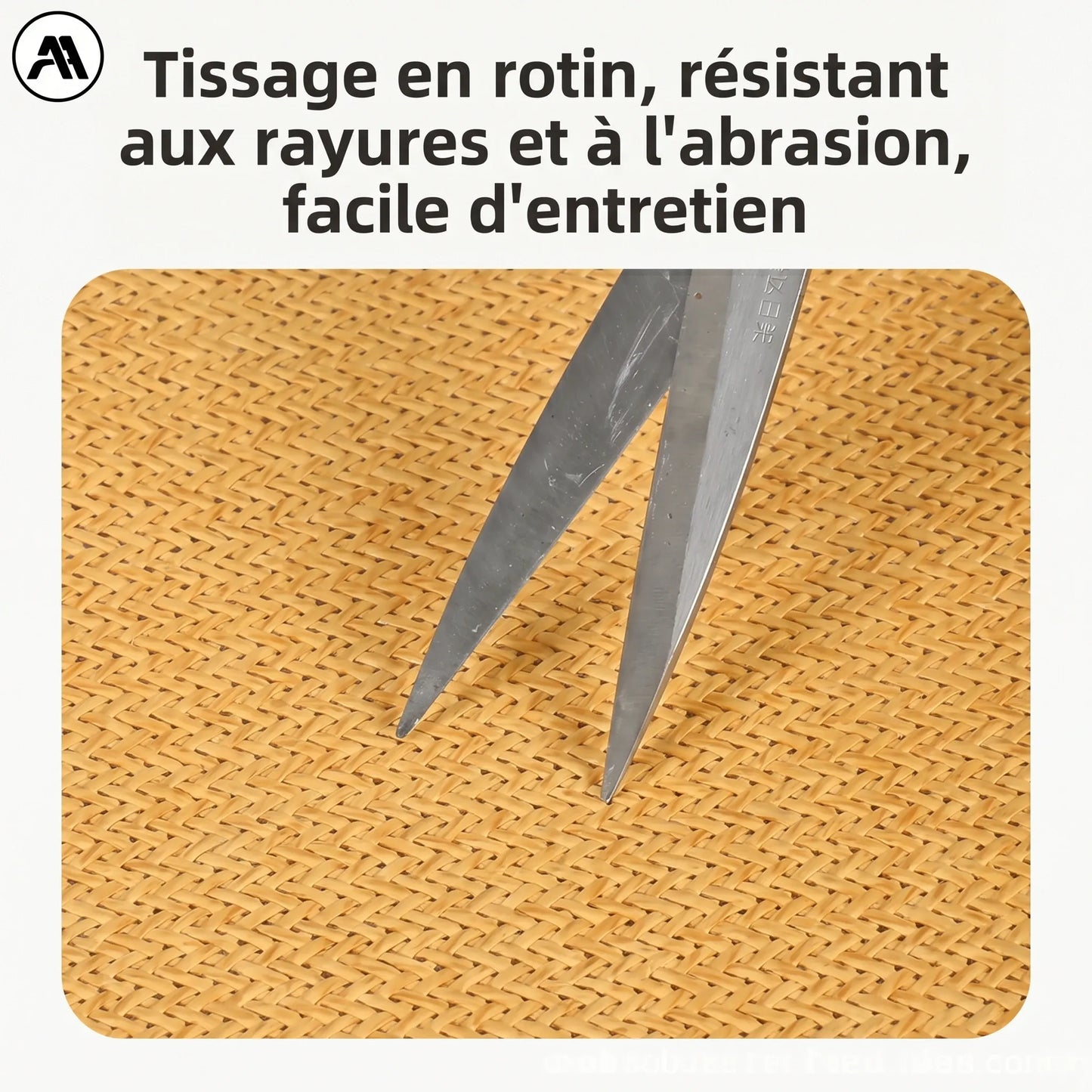 Coussin Rafraîchissant en Rotin pour Chat – Corbeille Naturelle avec Oreiller Amovible