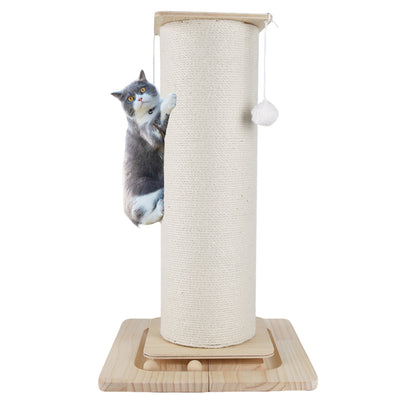 Griffoir chat en sisal naturel | Poteau XXL 60 ou 80 cm | Base stable
