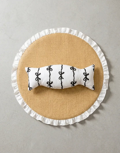 Coussin Rafraîchissant en Rotin pour Chat – Corbeille Naturelle avec Oreiller Amovible