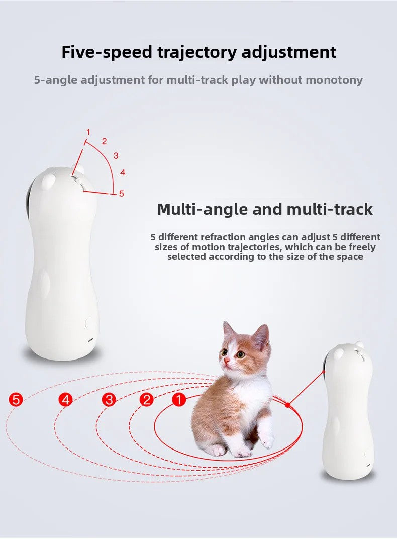 Laser rotatif automatique pour chat | 5 angles silencieux