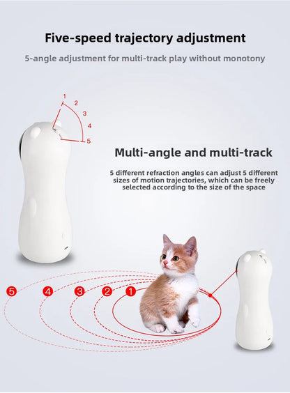 Laser rotatif automatique pour chat | 5 angles silencieux