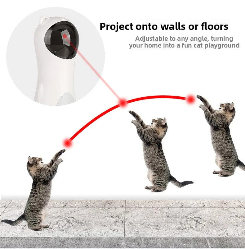 Laser rotatif automatique pour chat | 5 angles silencieux