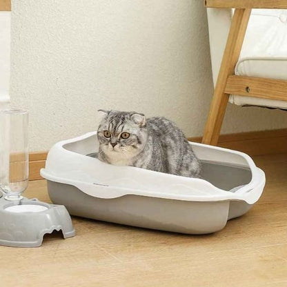 Bac à litière chat | Design semi ferme ideal chaton