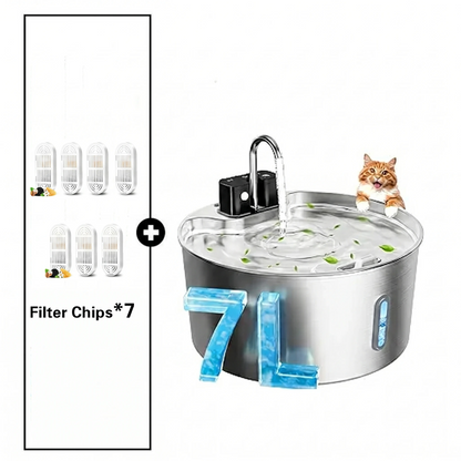 Fontaine à Eau pour chat avec 7filtres inclus