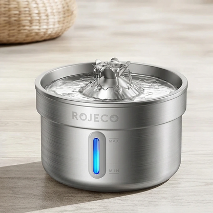 Fontaine à eau chat inox Solo 2L — version individuelle