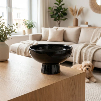 Gamelle chat surélevée en céramique 