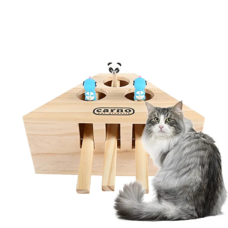 Jouet Interactif Chat - PawHunter™ - 3 Trous - Universduchat