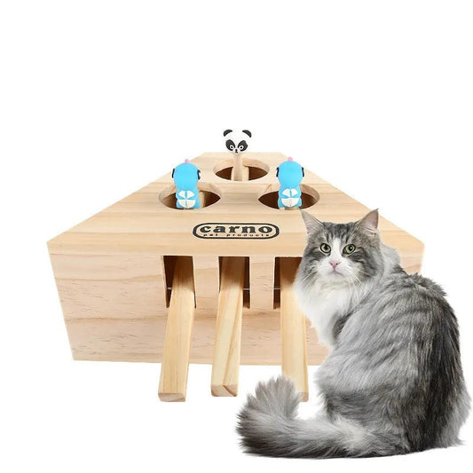 Jouet Interactif Chat - PawHunter™ - 3 Trous - Universduchat