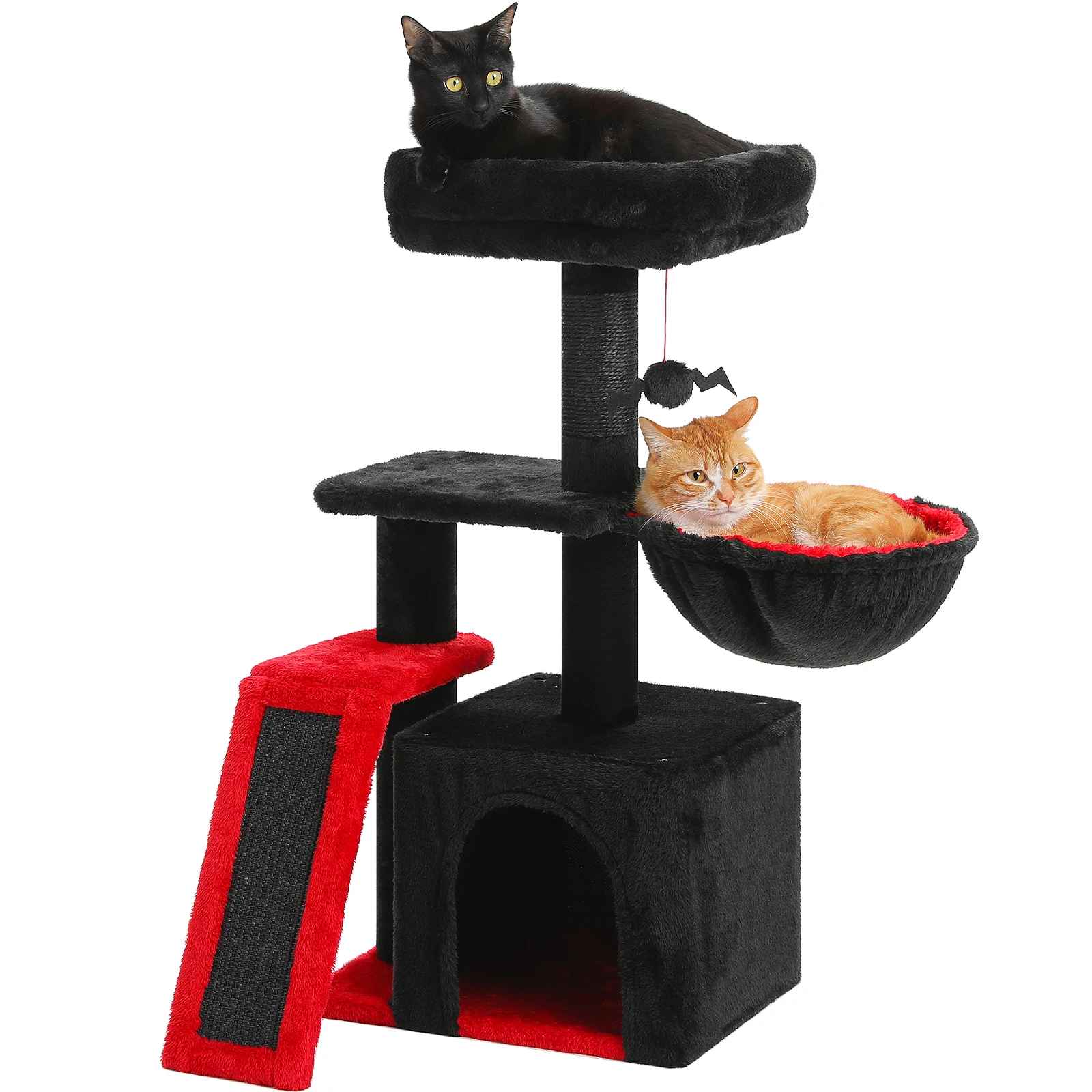 Petit arbre à chat solide hallowen 2025