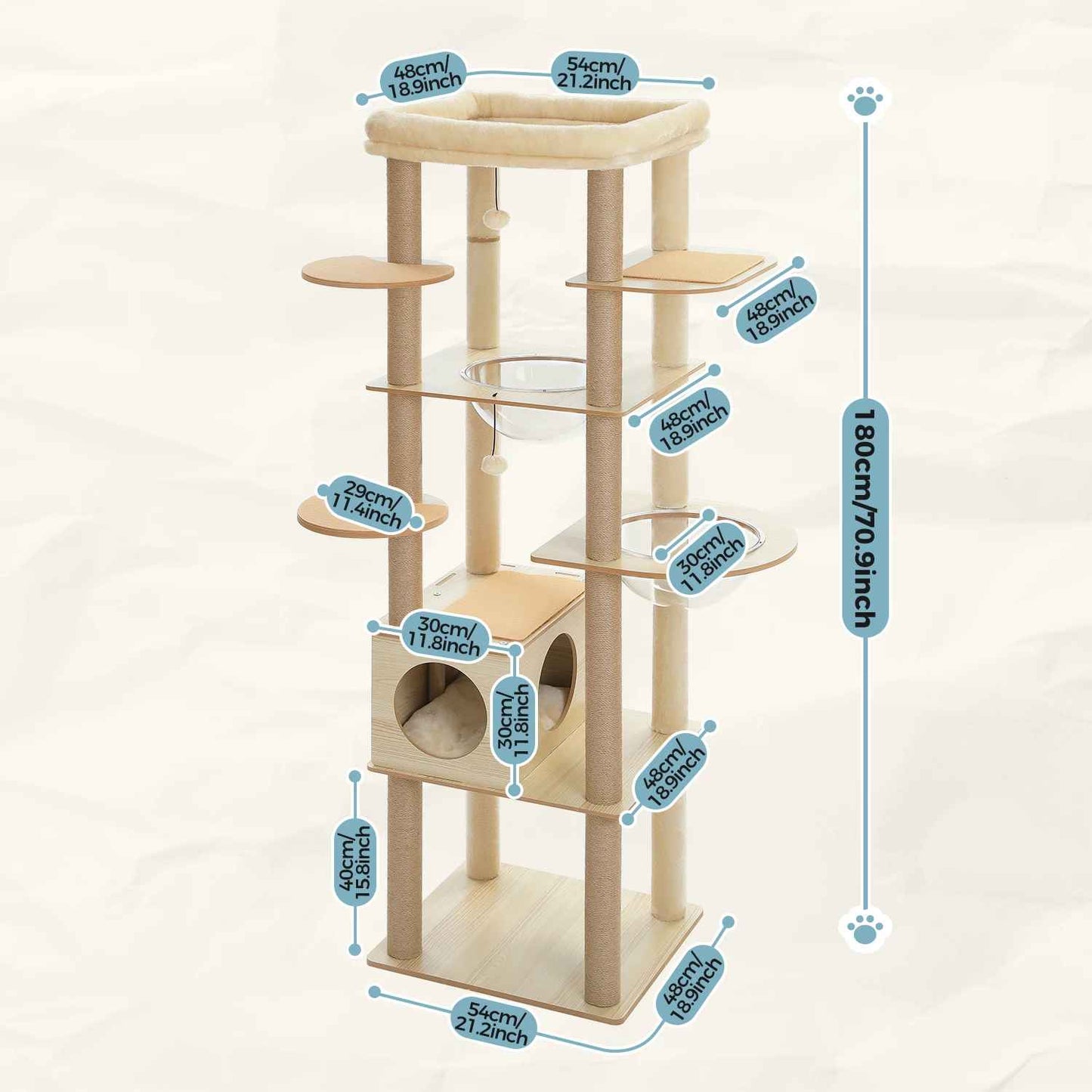 Arbre a Chat en bois | FelinDesign - Universduchat