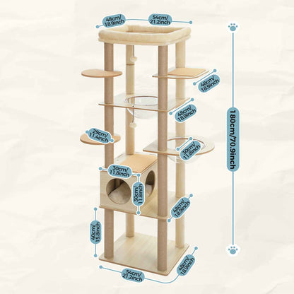 Arbre a Chat en bois | FelinDesign - Universduchat