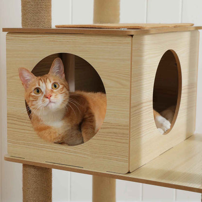 Arbre a Chat en bois | FelinDesign - Universduchat