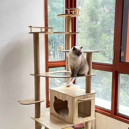 Arbre à Chat en Bois | NaturalCat - Universduchat