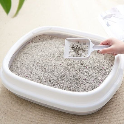 Bac à litière chat nettoyage facile