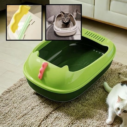 Bac à litière chat SEMI FERME