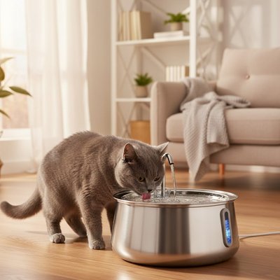 Fontaine a eau chat Capacité généreuse