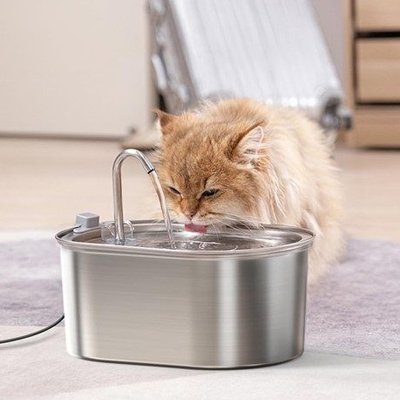 Fontaine a eau Chat L'eau en mouvement permanent encourage naturellement les félins à boire davantage 