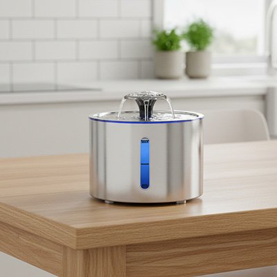 Fontaine a eau Chat  Pompe silencieuse intégrée