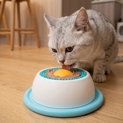 Gamelle anti glouton Chat nettoyage facile