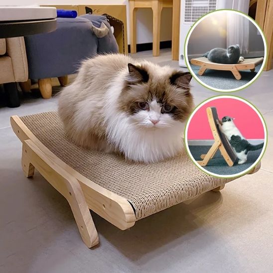 griffoir pour chat + lit moyen 3 en 1 - Universduchat