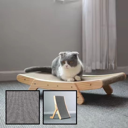 griffoir pour chat + lit moyen 3 en 1 - Universduchat