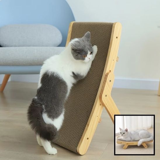 griffoir pour chat + lit moyen 3 en 1 - Universduchat
