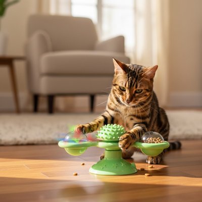 jeux pour chat vert
