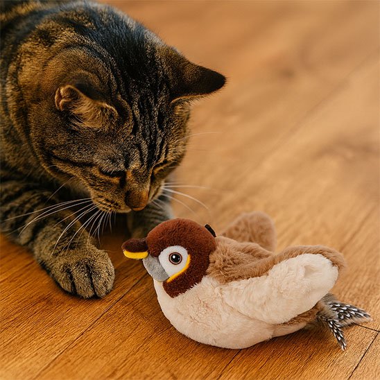 Jouet Chat interactif peluche