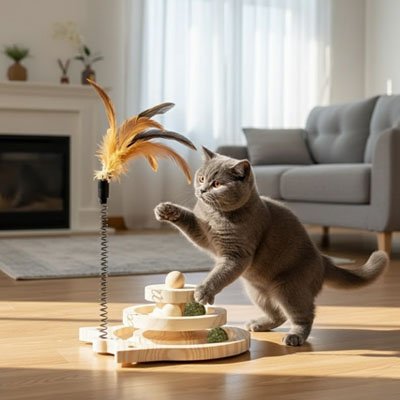 Jouet pour Chat developpe ses sens