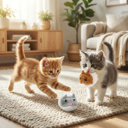 jouets pour chatons actifs