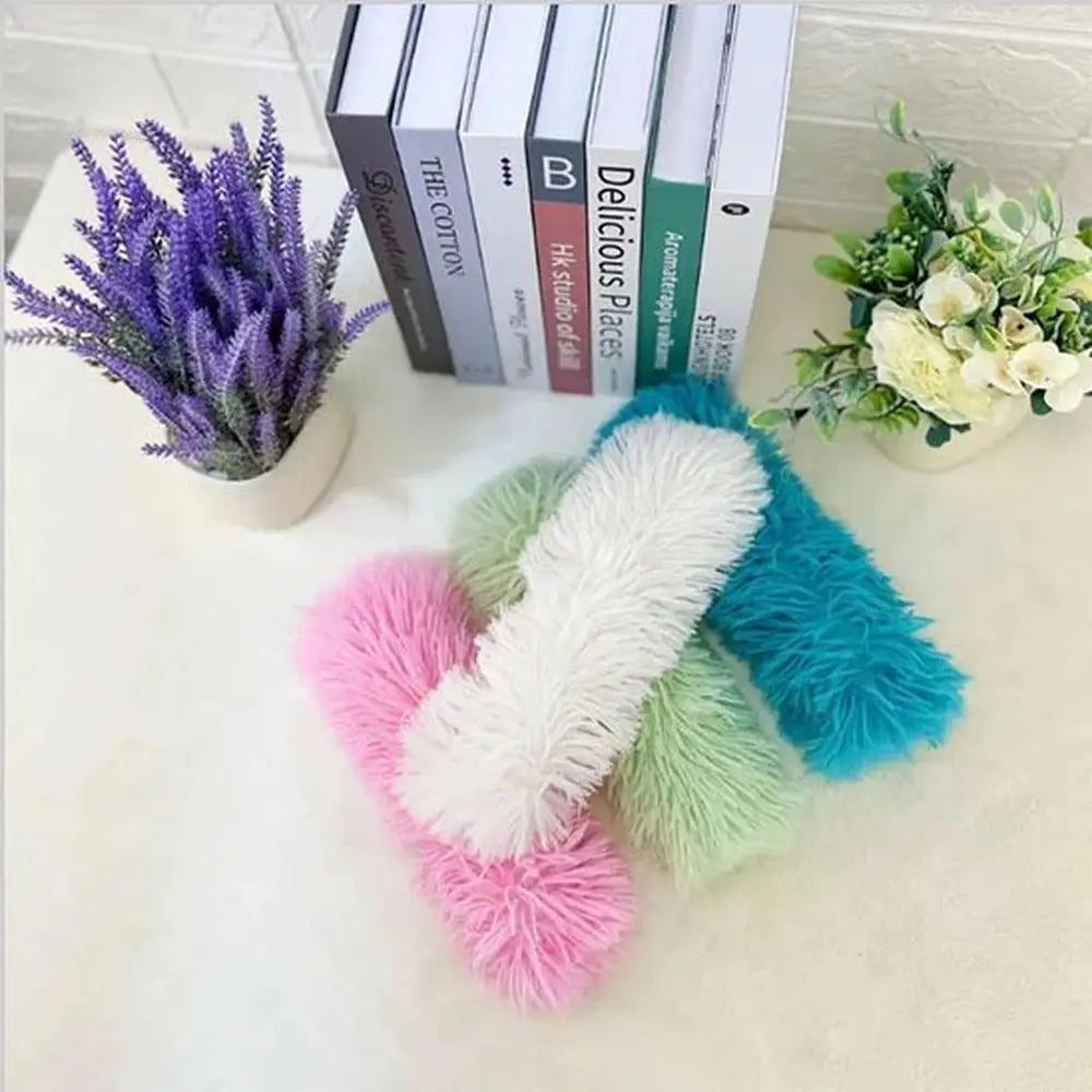 Lot de peluches pour chat multicolores : rose, blanc, vert clair et bleu