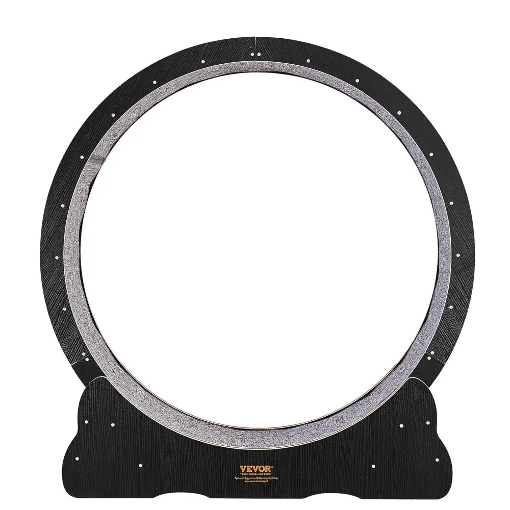 Roue pour chat KittyTread™ noire, jante grise et base demi-lune