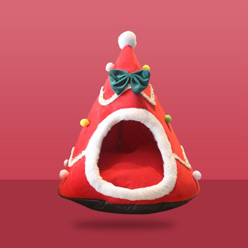 panier pour chat rouge