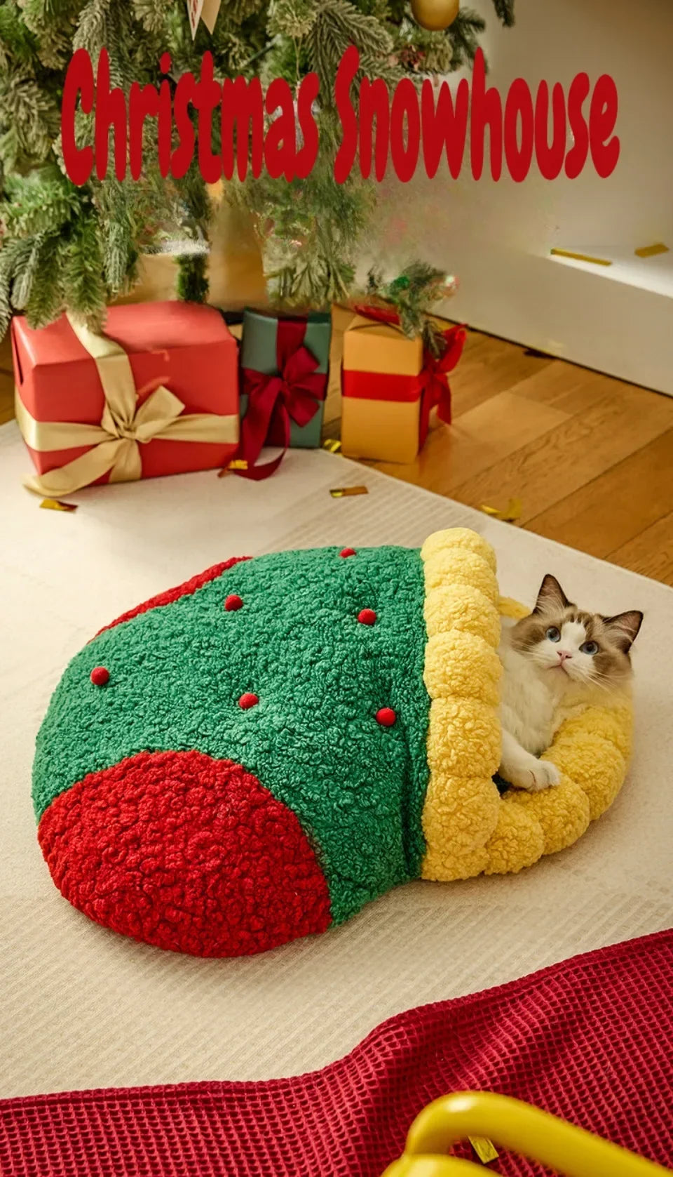 panier pour chat special nöel