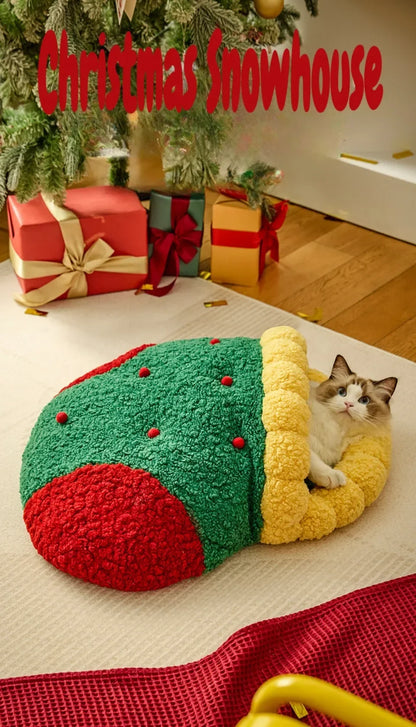 panier pour chat special nöel