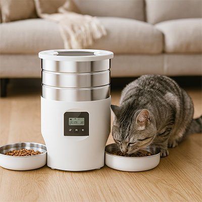 Distributeur de croquettes pour chat | AutoFresh