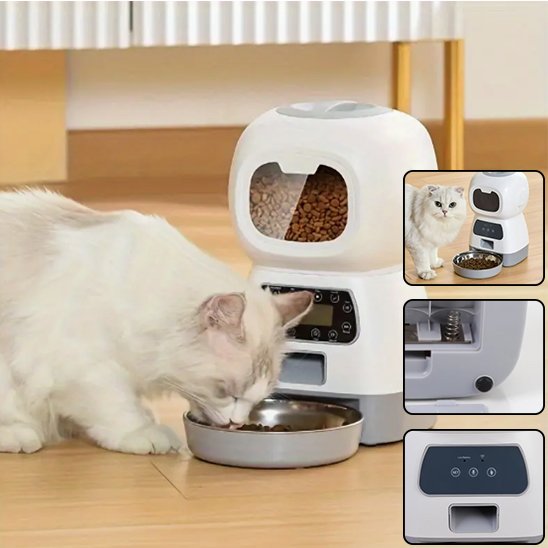 Distributeur croquette chat automatique | FéliFeed