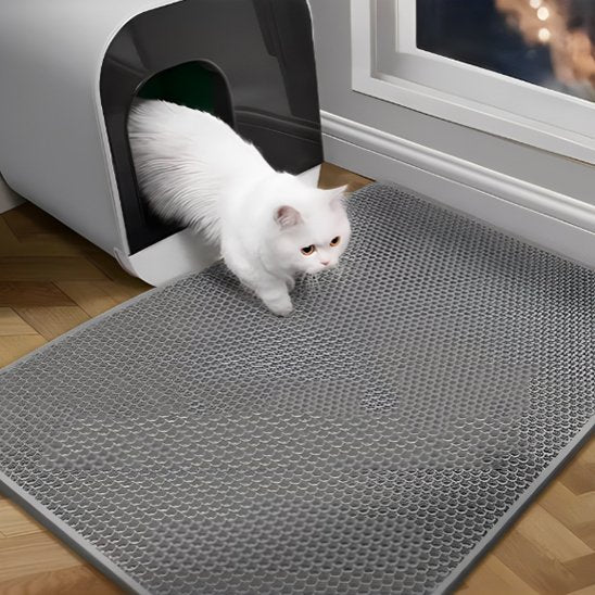 Tapis chat litière antidérapant