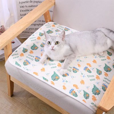Tapis rafraichissant Chat blanc